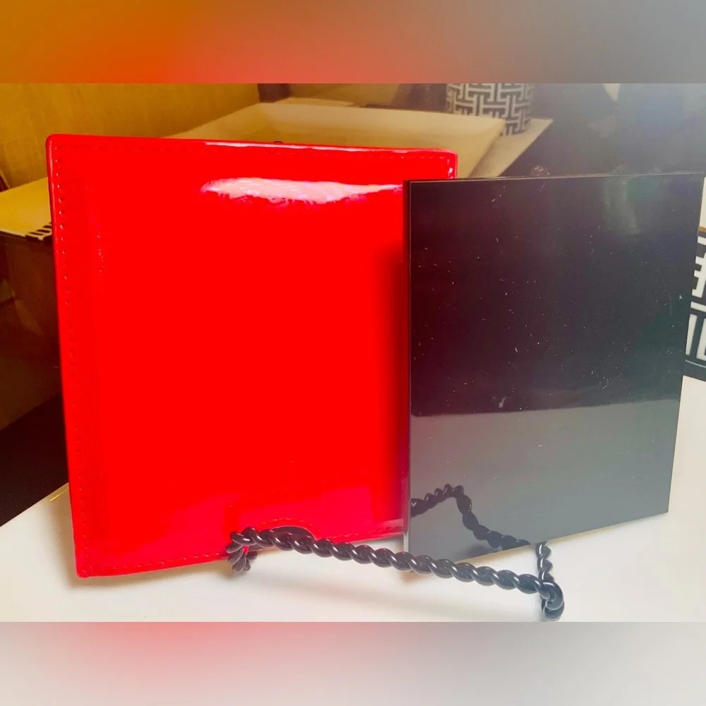 “HostPick” Dior Beaute Mirror Red/Black Pouch and lipstick-Limited Edition NEW